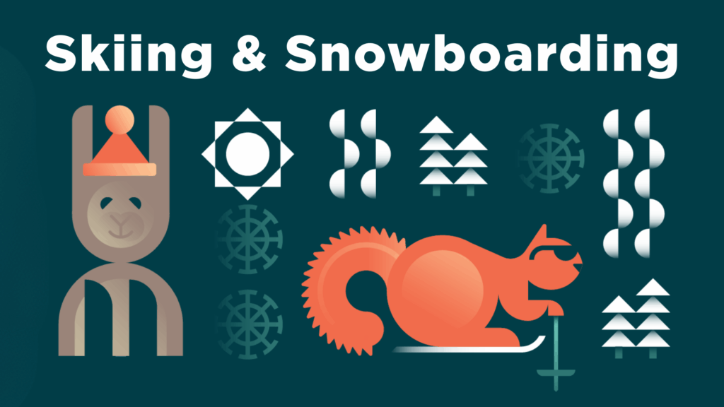 Skiing and snowboarding on weekends at Sleepy Hollow.